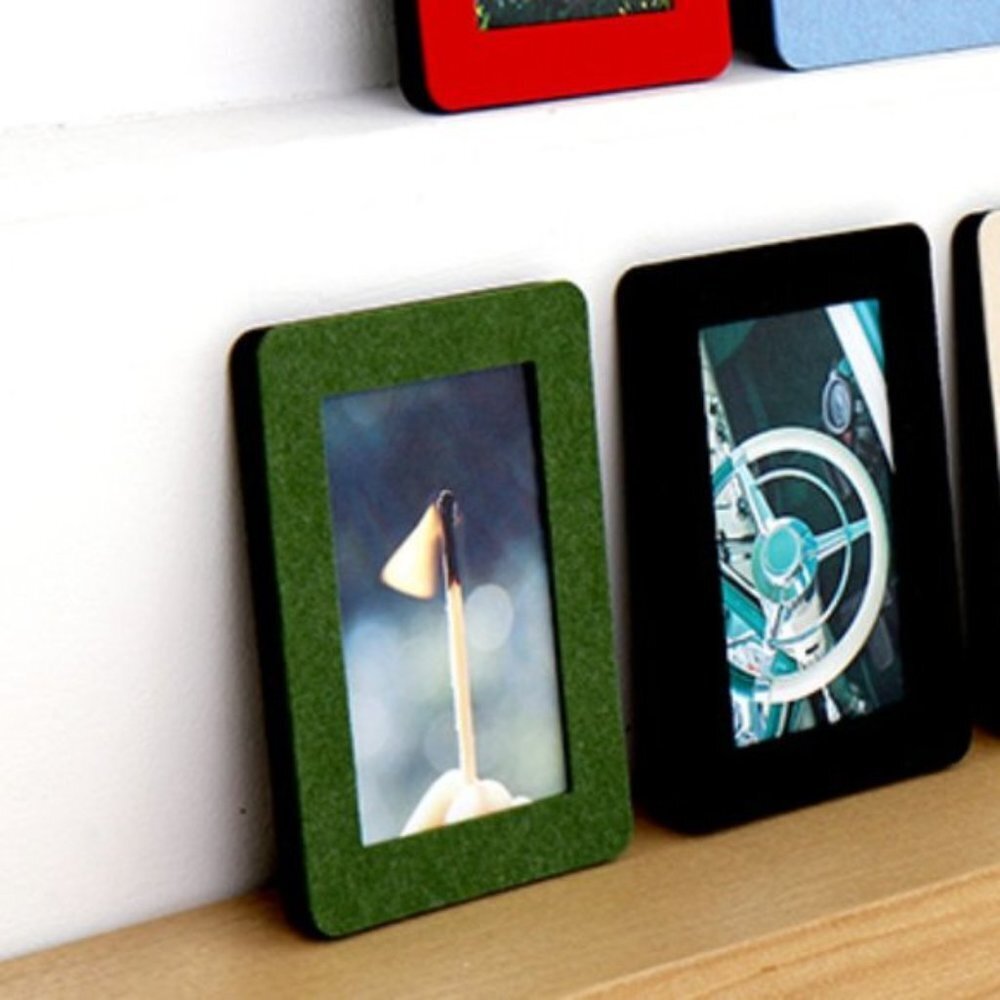 Black Felt Polaroid Photo Frame